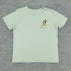 Disney Shirt Women's Medium Green Princess And The Frog Movie Short Sleeve Top